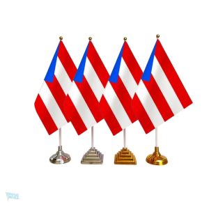 Drapeaux Porto Rico de table décoratifs