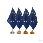 Drapeaux de table Union Européenne en lot