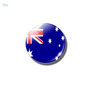 Magnet drapeau Australie, accessoire décoratif coloré