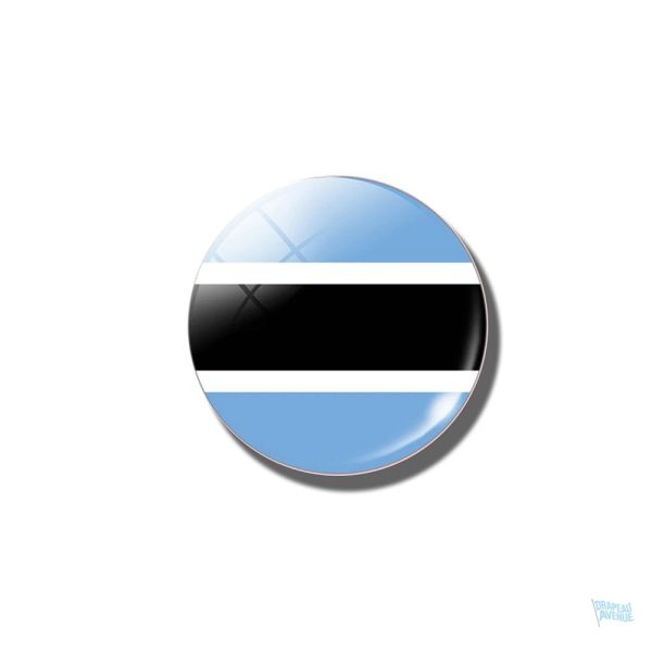 Magnet drapeau du Botswana, décoration originale pour frigo