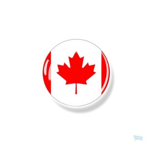 Magnet drapeau Canada, accessoire décoratif emblématique