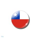 Magnet drapeau Chili, accessoire décoratif aux couleurs chiliennes