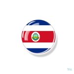 Magnet drapeau Costa Rica, symbole national