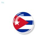 Magnétique drapeau Cuba en décoration pour réfrigérateur