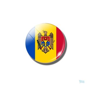 Magnets avec le drapeau de la Moldavie