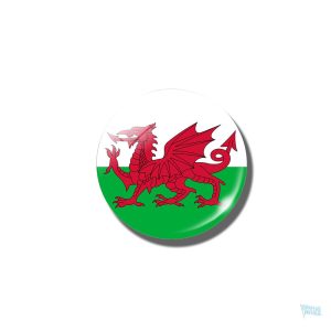 Magnet drapeau Pays de Galles, symbole national en souvenir