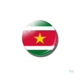 Magnet drapeau Suriname, accessoire décoratif coloré