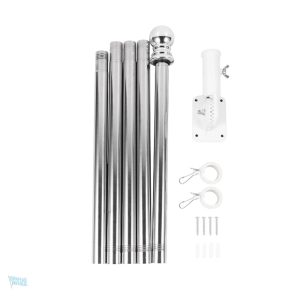 Mât drapeau en aluminium léger et durable