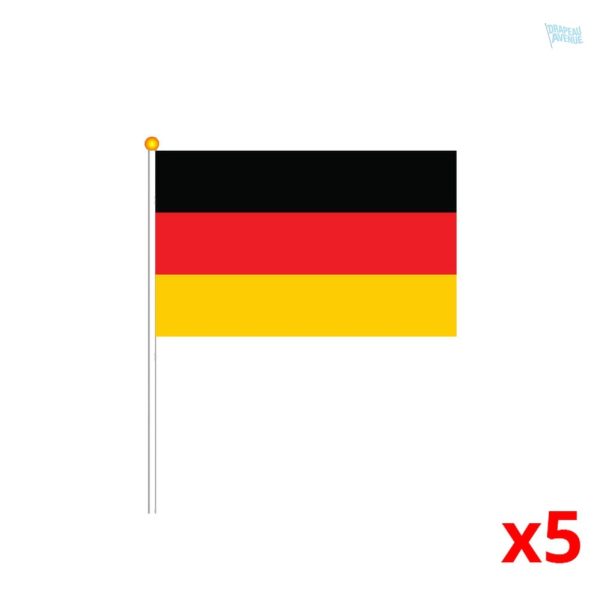 Mini drapeau de l'Allemagne en format compact
