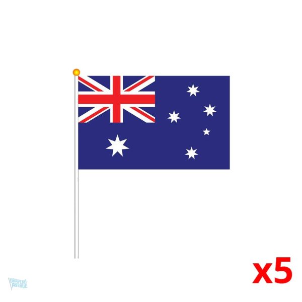 Mini drapeau Australie en tissu pour décoration et événements