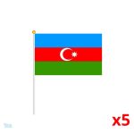Mini drapeau de l'Azerbaïdjan en format compact