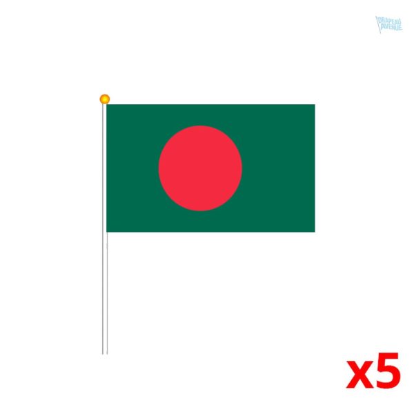 Mini drapeau du Bangladesh en polyester