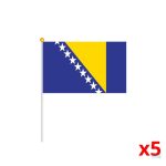 Mini drapeau de la Bosnie-Herzégovine en tissu