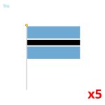 Mini drapeau du Botswana en tissu coloré