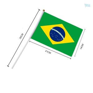 Petit drapeau brésilien, symbole de la culture et du pays