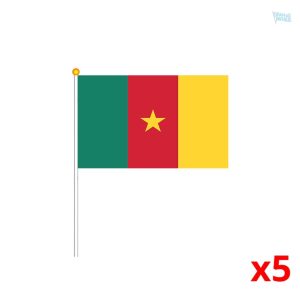 Mini drapeau du Cameroun coloré et compact pour décoration