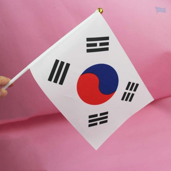Miniature du drapeau de la Corée du Sud, accessoire festif