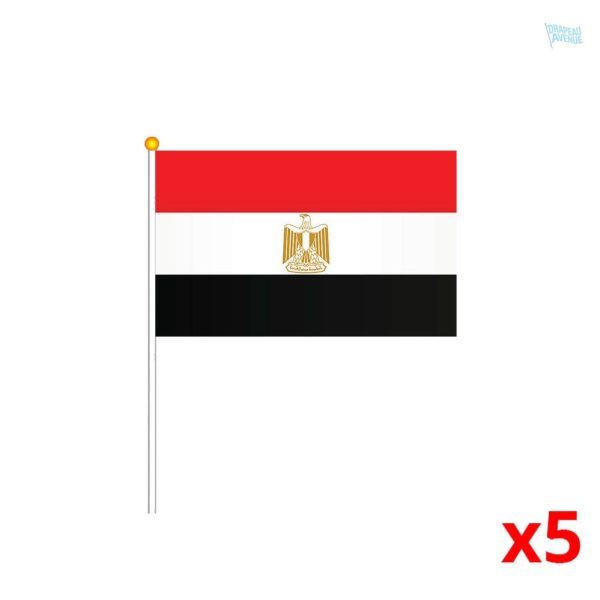 Mini drapeau de l'Égypte en version compacte
