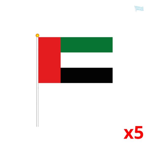 Mini drapeau des Emirats Arabes Unis pour décoration ou événements