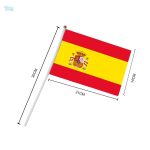 Petit drapeau de l'Espagne, parfait pour les expositions et souvenirs