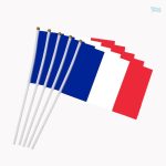 Drapeau français miniature, idéal pour événements et décorations