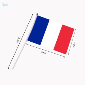 Drapeau France, parfait pour célébrations et présentations culturelles
