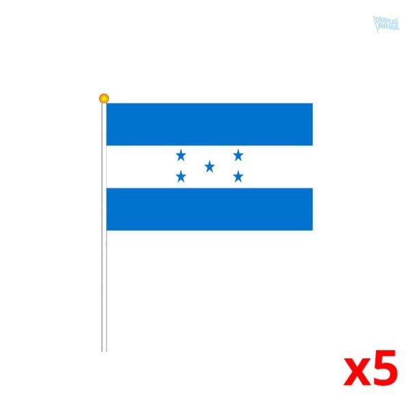 Mini drapeau du Honduras en tissu léger et coloré