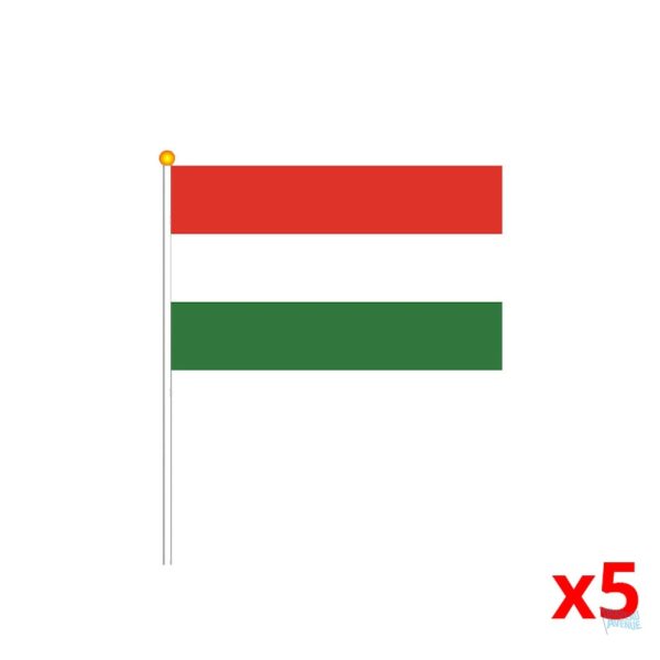 Mini drapeau de la Hongrie pour décoration ou événement
