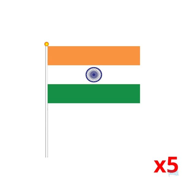 Mini drapeau de l'Inde en polyester léger