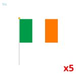 Mini drapeau de l'Irlande en polyester, parfait pour la décoration