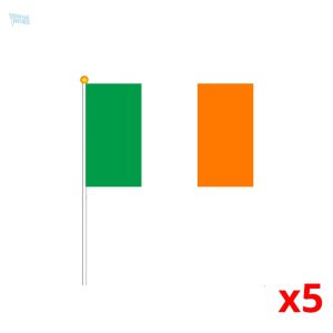Mini drapeau de l'Irlande en polyester, parfait pour la décoration