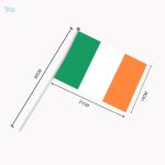 Drapeau irlandais coloré pour événements festifs et célébrations
