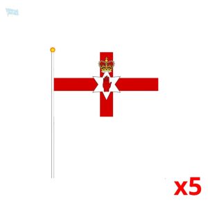 Mini drapeau de l'Irlande du Nord en tissu léger