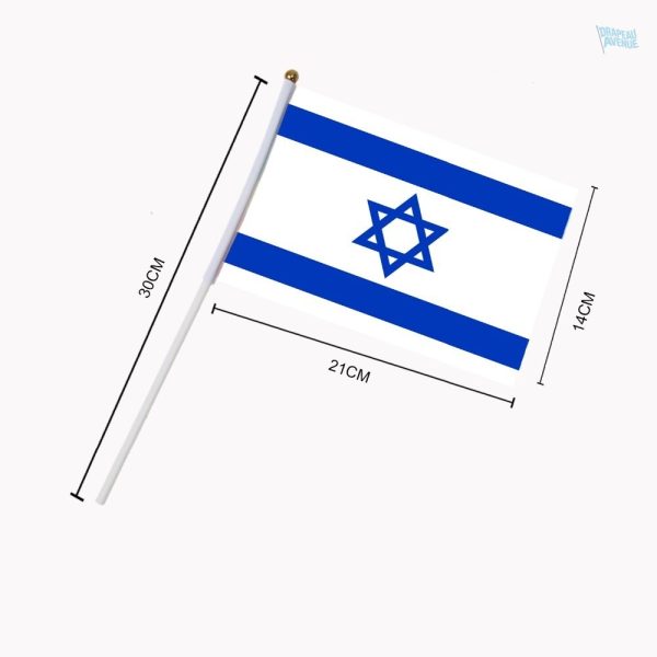 Miniature du drapeau d'Israël pour événements festifs