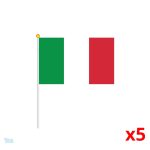 Mini drapeau de l'Italie en tissu coloré