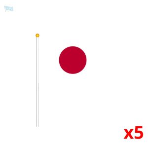 Mini drapeau du Japon, symbole de culture et d'identité nationale