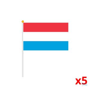 Mini drapeau du Luxembourg en tissu coloré