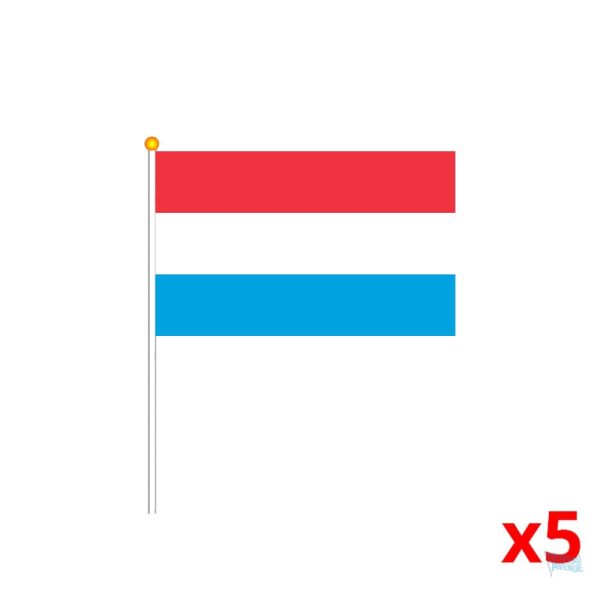 Mini drapeau du Luxembourg en tissu coloré