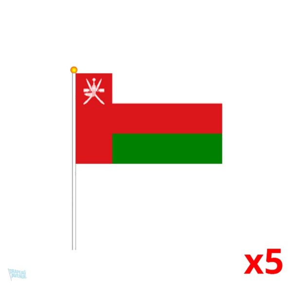 Mini drapeau du Sultanat d'Oman