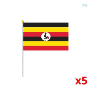 Mini drapeau de l'Ouganda en tissu