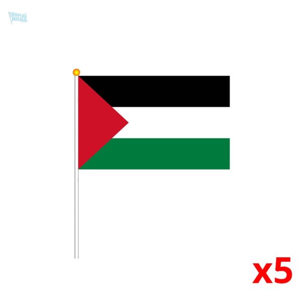 Mini drapeau de la Palestine en polyester