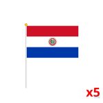 Mini drapeau du Paraguay en tissu coloré