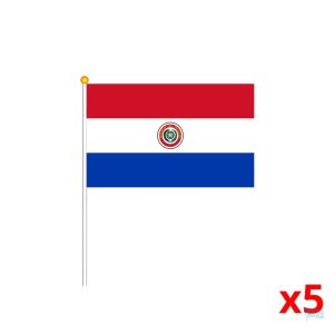 Mini drapeau du Paraguay en tissu coloré