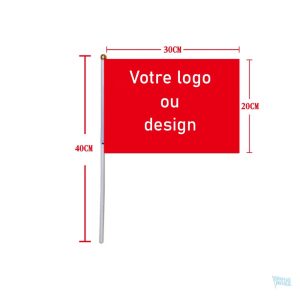 Accessoire déco : petit drapeau sur mesure pour célébrations