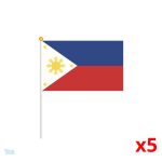 Mini drapeau des Philippines en polyester