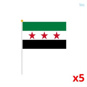 Mini drapeau de la Révolution syrienne en version compacte