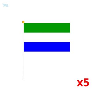 Mini drapeau de la Sierra Leone en tissu