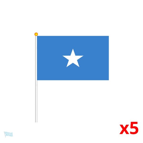 Mini drapeau de la Somalie en tissu léger