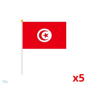 Mini drapeau Tunisie pour décoration ou événements festifs