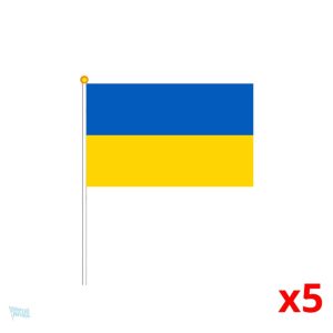 Mini drapeau Ukraine en tissu pour décoration